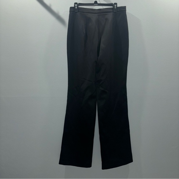 House of CB Amalia Black Satin Trousers | Size L+ - Picture 4 of 13